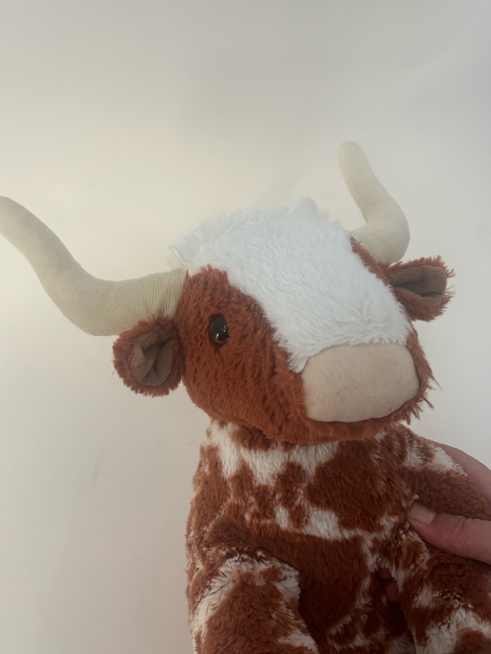 Build-A-Bear Brown and White Longhorn Plush - Picture 4 of 8